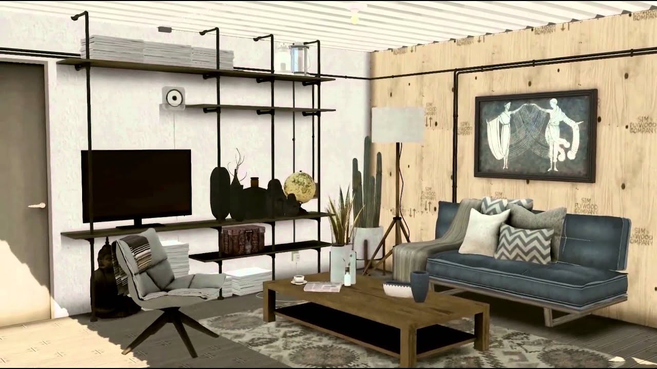 The Sims 3 Shipping Container House