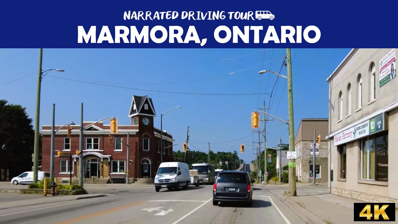 🚗 Scenic 4K Drive Through Marmora, Ontario | Relaxing Countryside Road Trip 🍁✨