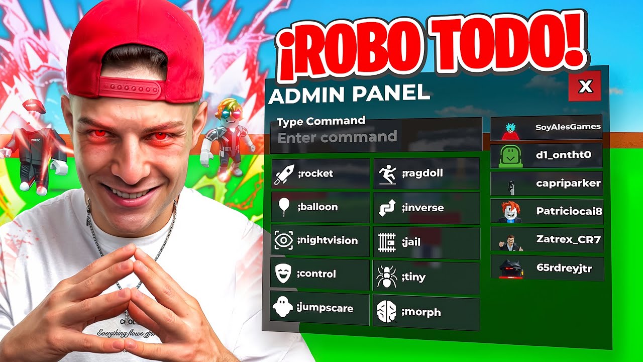 COMPRO EL PANEL ADMIN EN STEAL A BRAINROT Y PASA ESTO!
