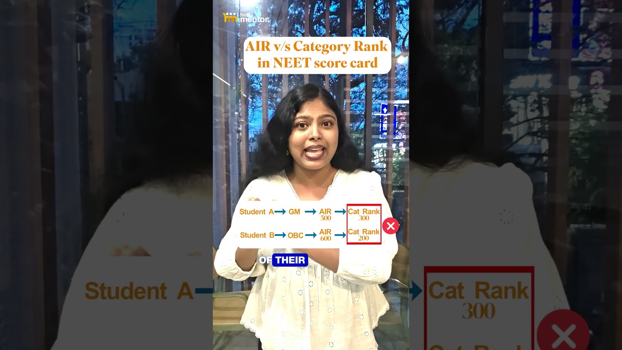 AIR vs Category Rank in NEET 2026 | Which Rank Actually Matters? #neet2026 #neetaspirants