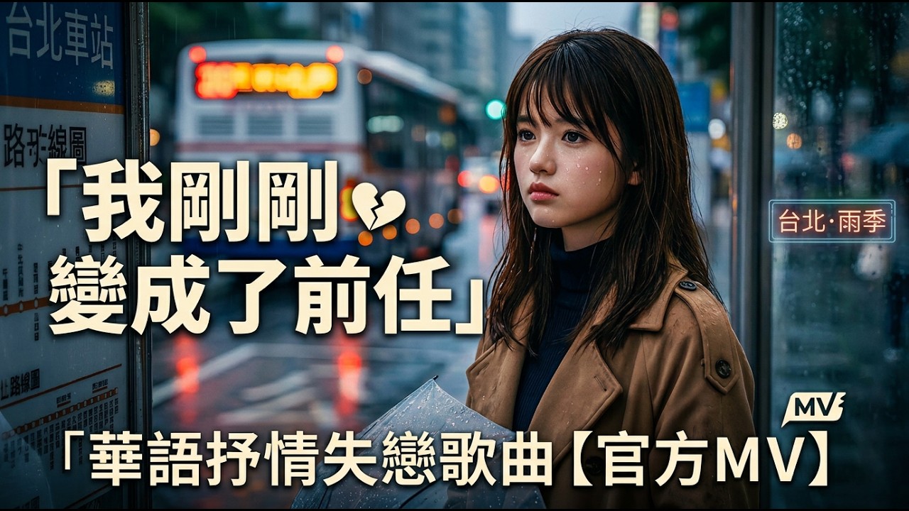【我剛剛變成了前任】｜一句「我們先到這」就把未來全部打掉重練｜分手當天還在下雨的歌｜失戀深夜循環情歌｜華語抒情失戀歌曲【官方MV】