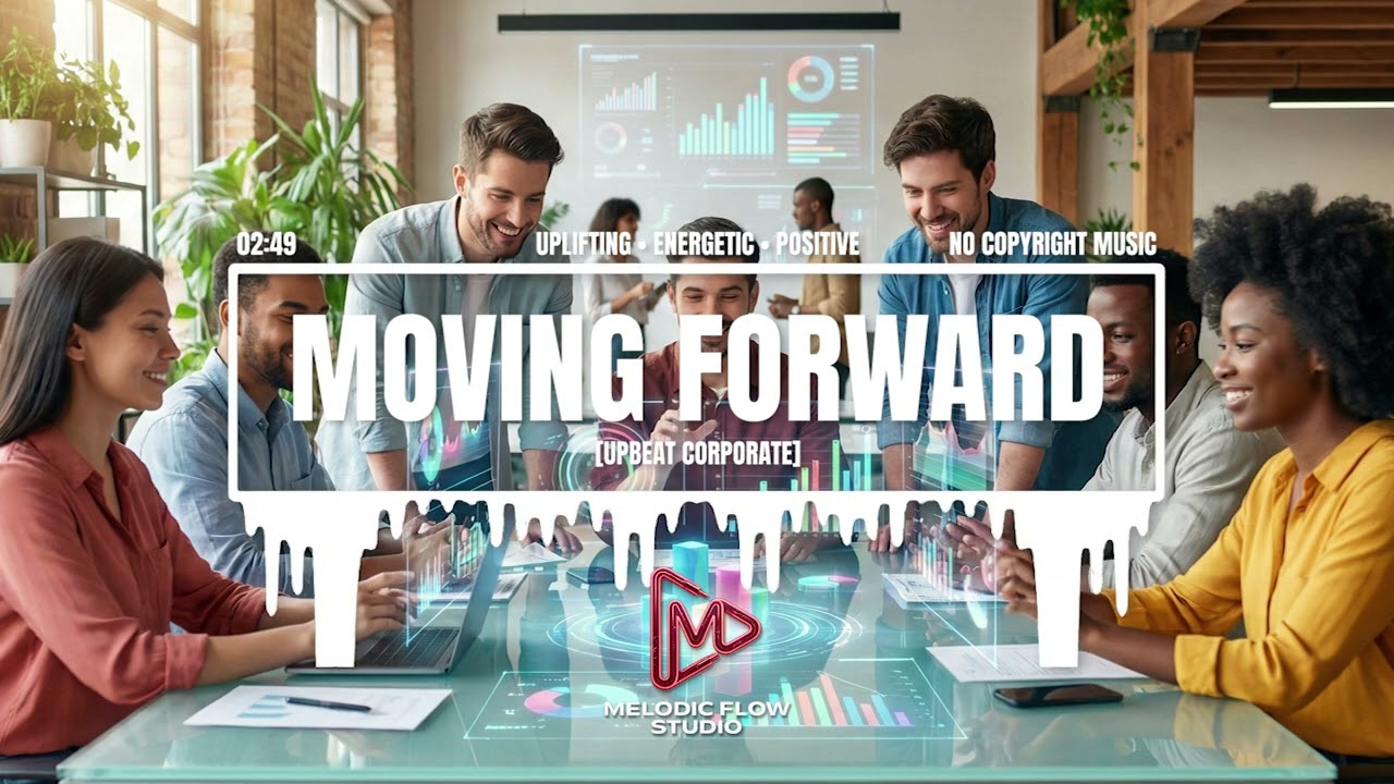 MOVING FORWARD (No Copyright Music) Upbeat Corporate Music for Tech & Innovation