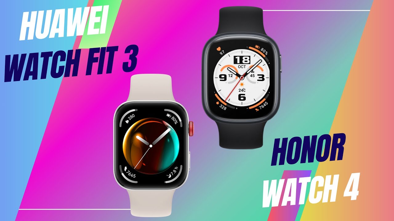Huawei Watch Fit 3 Vs Honor Watch 4