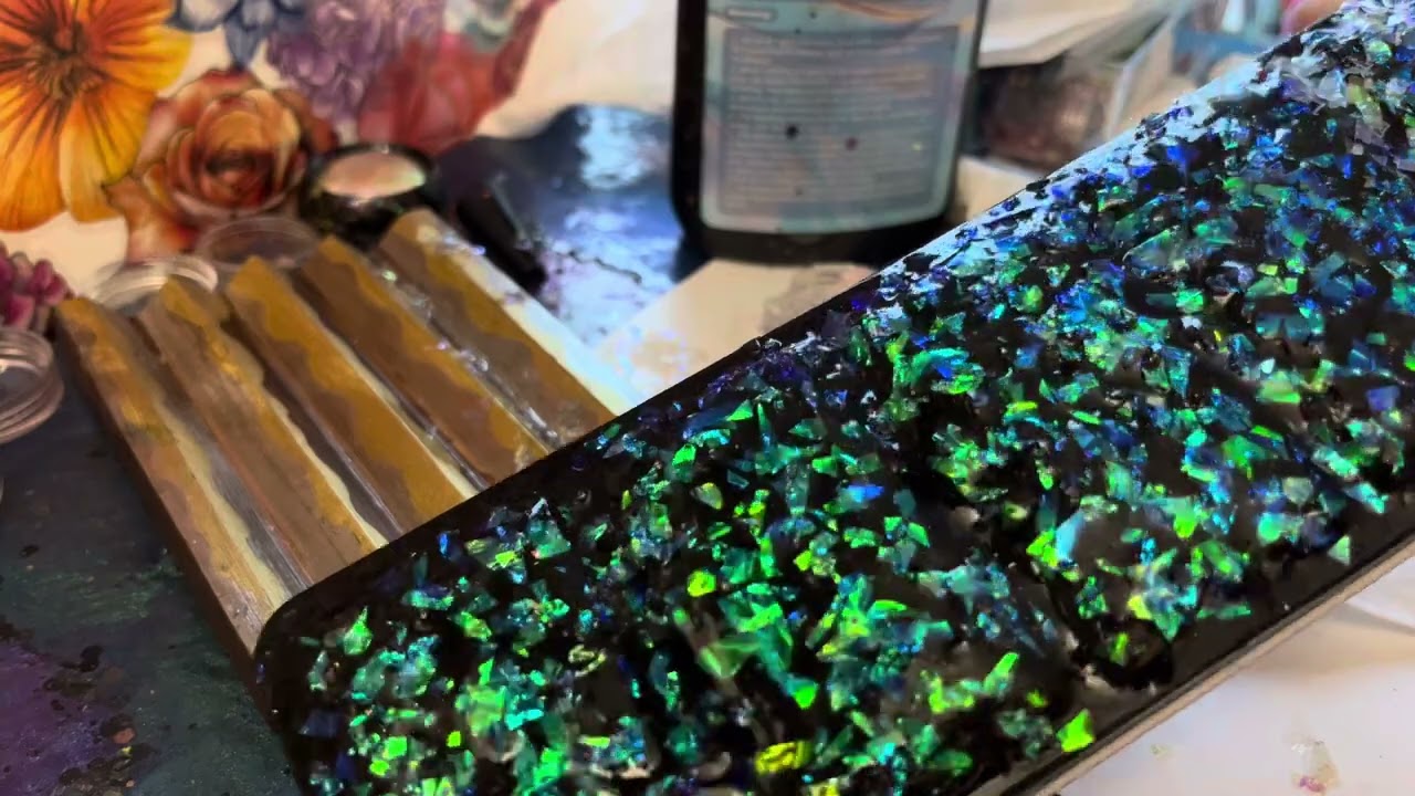RESINATE IT! What’s Next?  - Blinging Up My Black Paint Palette
