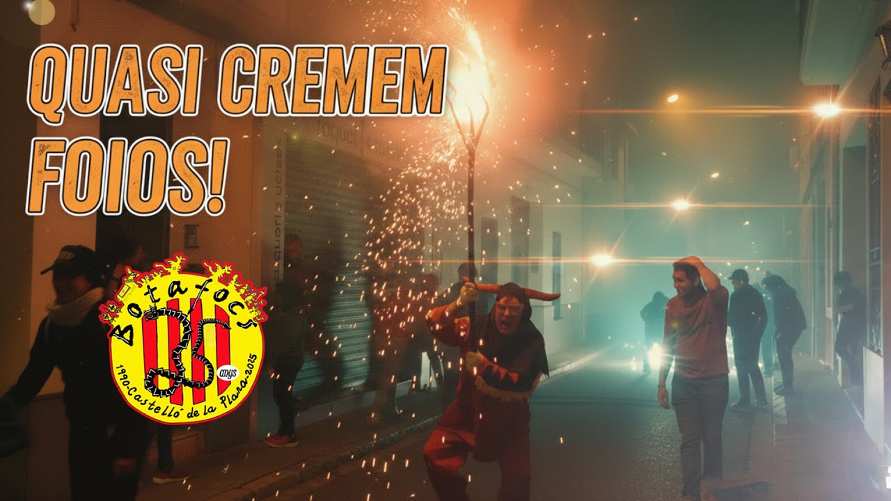 QUASI CREMEM FOIOS! 🔥 Correfoc amb +60 músics (Botafocs 2025)