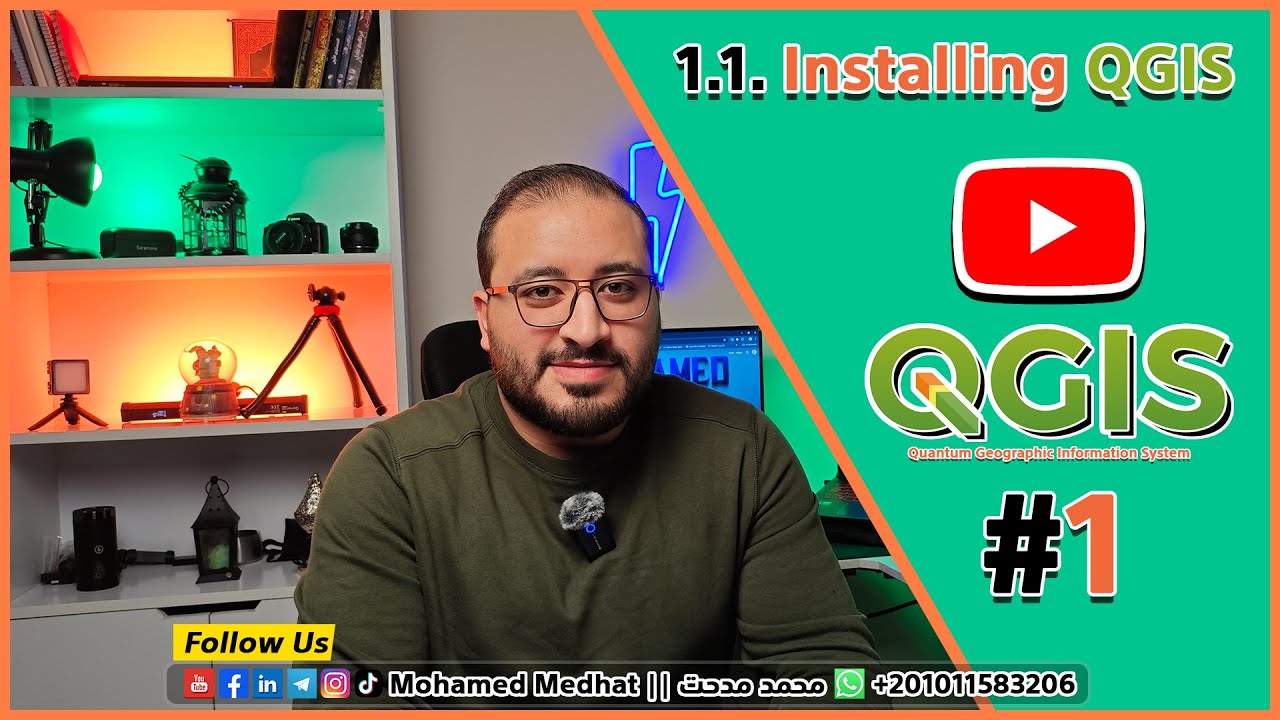 #1 #QGIS | Installing | تثبيت البرنامج