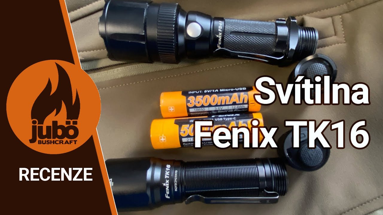 RECENZE : Taktická LED svítilna Fenix TK16 V2.0
