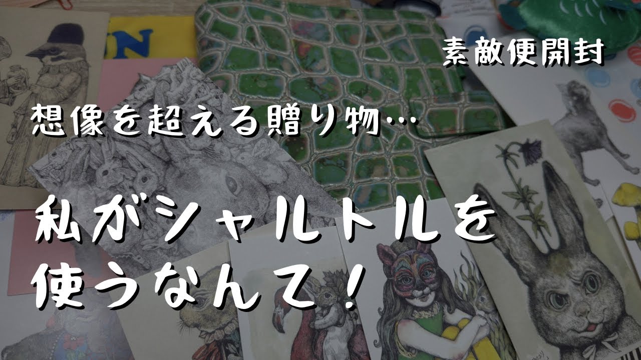 【素敵便】大量手帳素材＆シャルトルさん開封！私に使いこなせるか！？【システム手帳】　