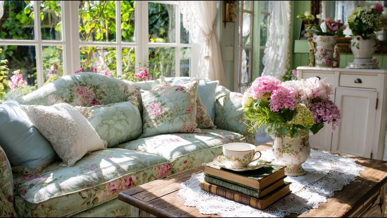 Spring Vintage Living Room Decor Ideas for a Bright, Cozy, and Welcoming Space!