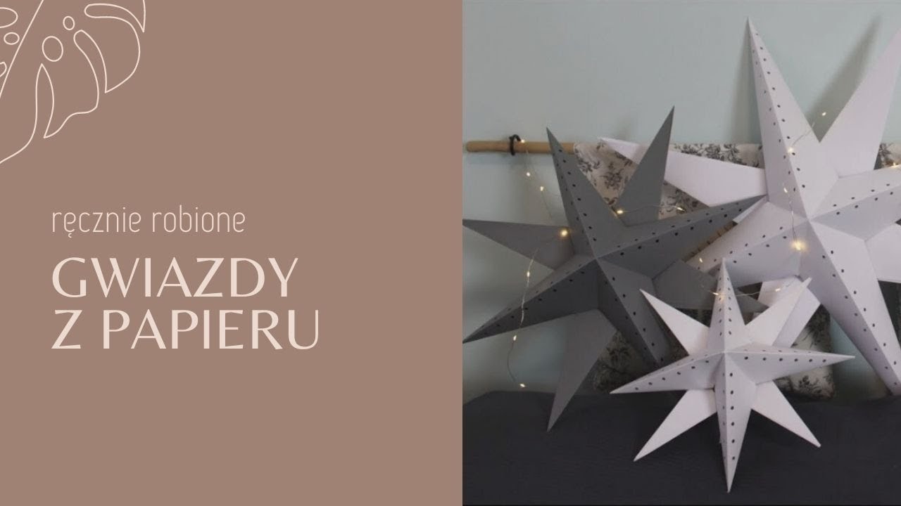 GWIAZDA  D.I.Y.  ozdoby na święta