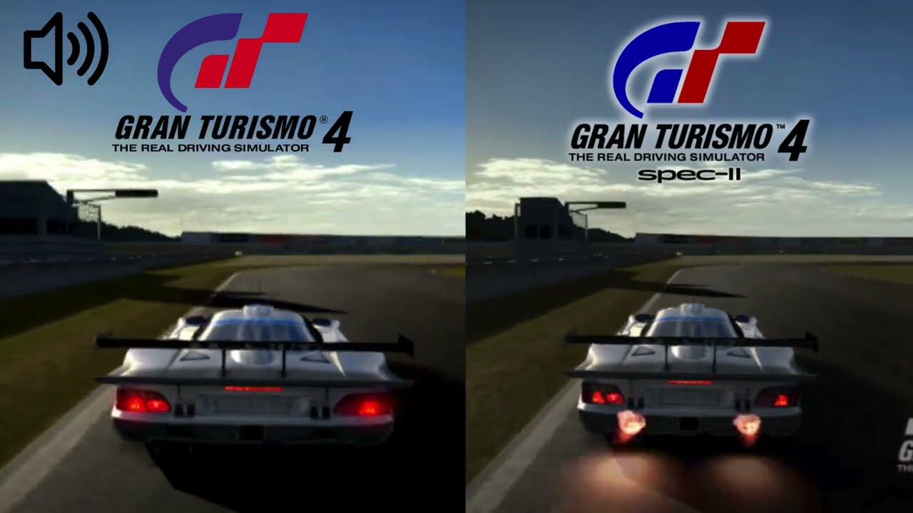 Gran Turismo 4 (EU) and Gran Turismo 4 Spec II - Mercedes-Benz CLK-GTR Race Car '98 (Exhaust Sound)