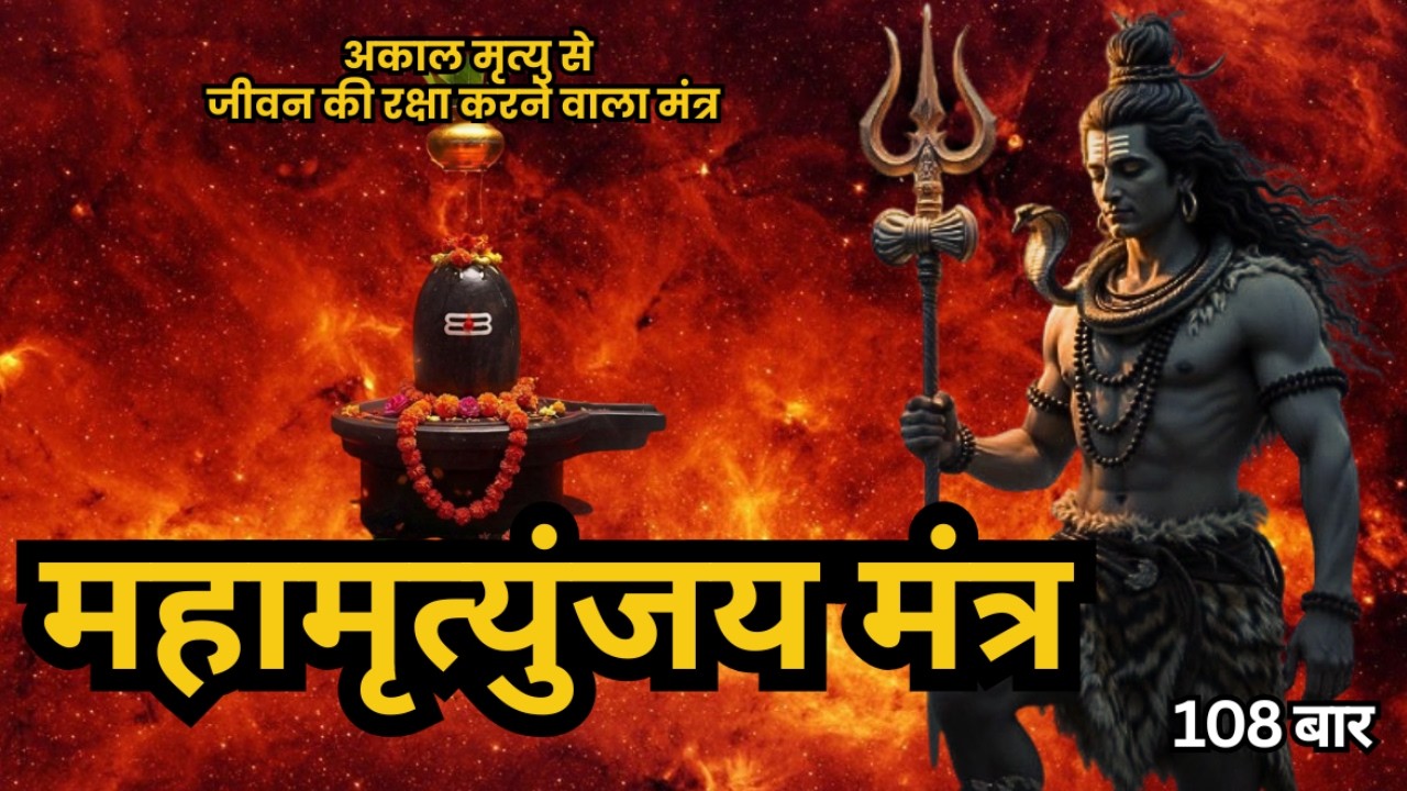 महामृत्युंजय मंत्र 108 - घर में हरदिन सुनिये और सारी नकारात्मक शक्तियो को दूर भगाइये