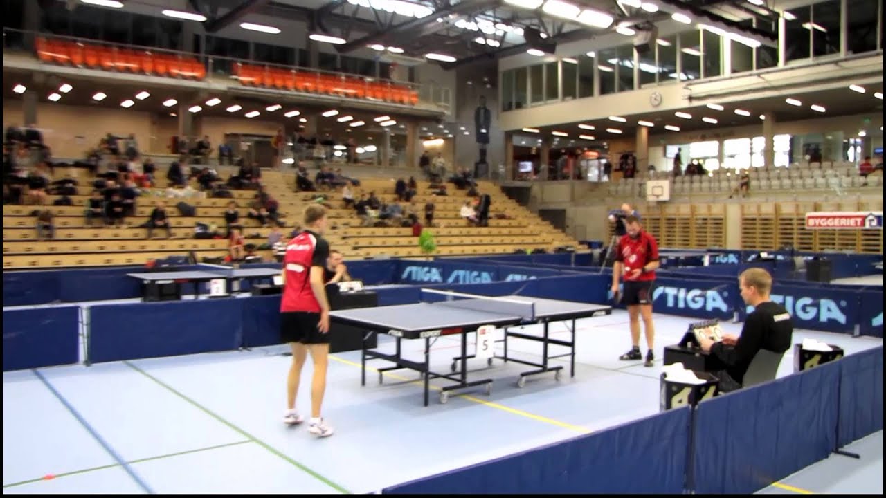 Bordtennis NM-finale 2013. E.Rønneberg vs R.Andersson