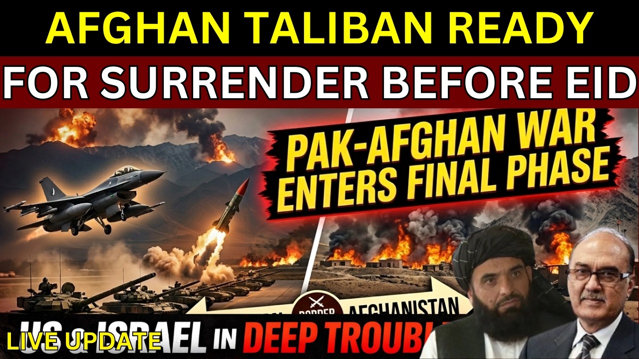 LIVE🔴 Pakistan's Aggressive Strikes in Kabul | Afghan Army On Knees Before Pakistan | Pak Afghan War