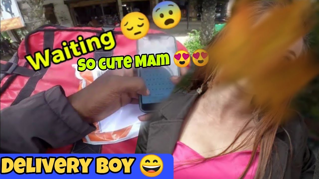 Delivery Boy Life ☺️Cute Mam ☺️❤️||Garo xa ekaii thau bata double garera 😌