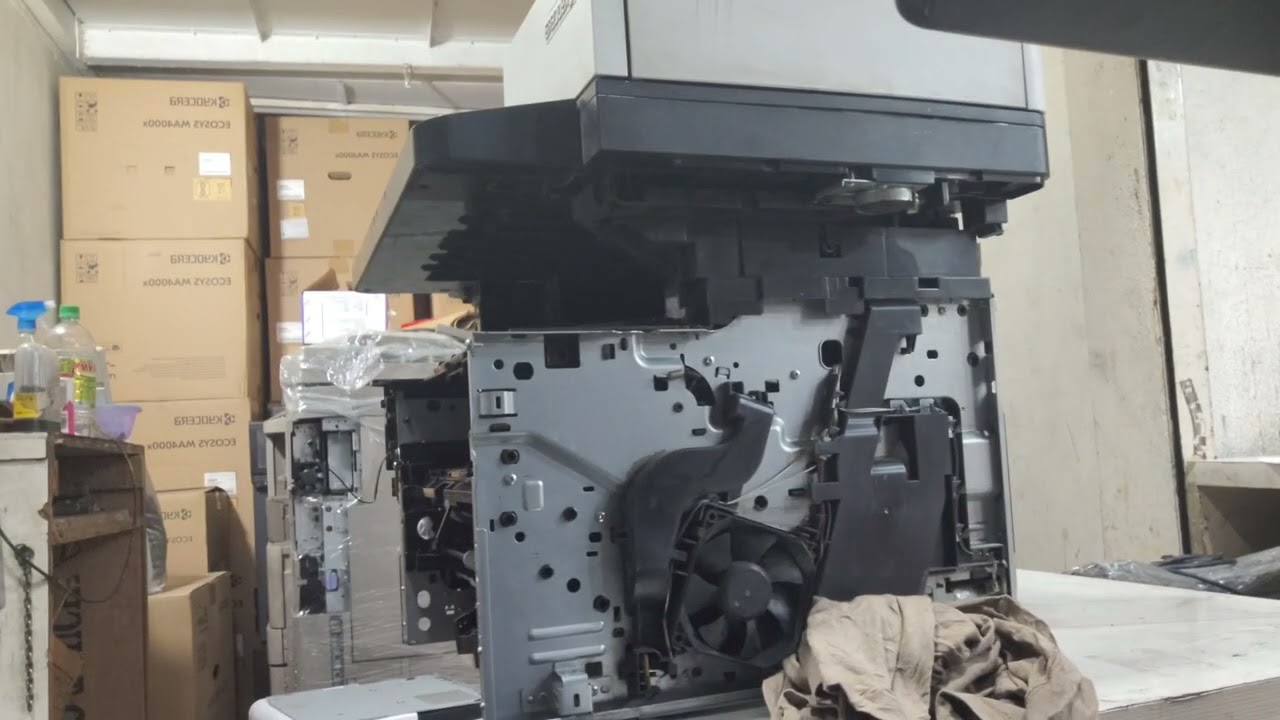Kyocera M2040dn bay pass unit change #kyocera #fixing #no1