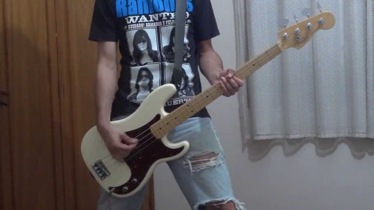 RAMONES 01-Blitzkireg Bop - Bass Cover