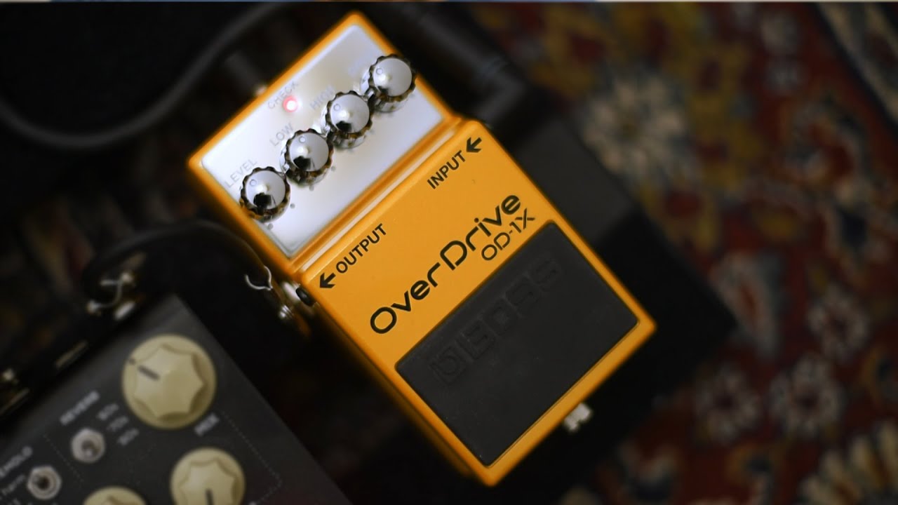 Boss OD-1X Overdrive and a Fender Blues Junior