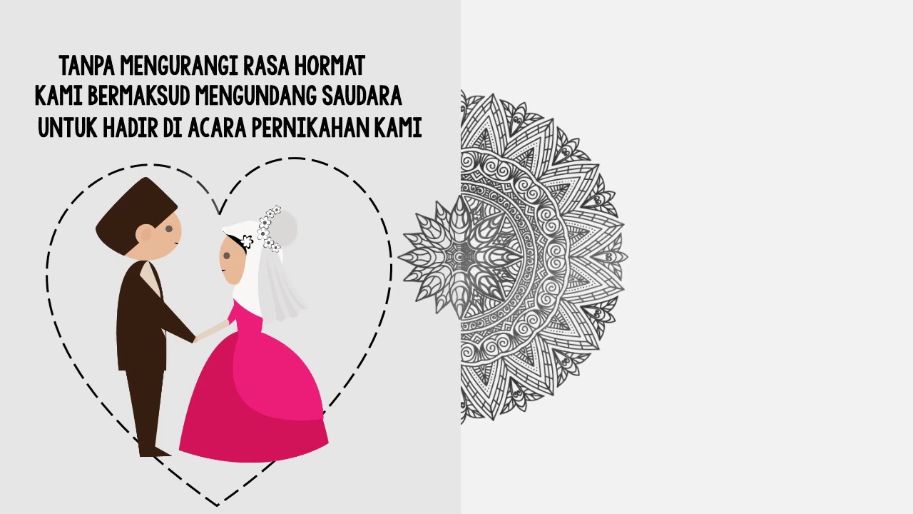 Undangan Pernikahan digital terbaru (Digital Wedding Invitation)