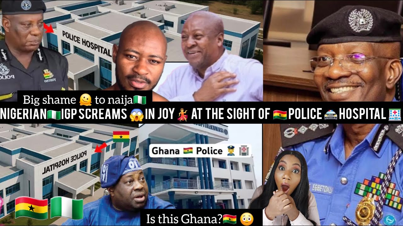 ECHOKE💃🔥NIGERIAN🇳🇬IGP BOW IN RESPECT👌TO GHANA'S🇬🇭POLICE HOSPITAL🏥