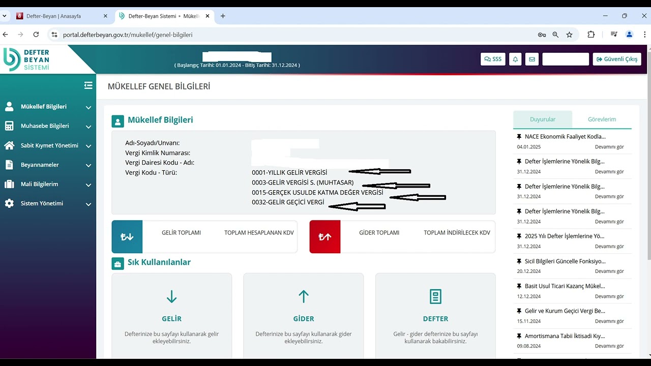 Avukatın Defter Beyan Sistemi Aracılığıyla Kendi Muhasebesini Tutması