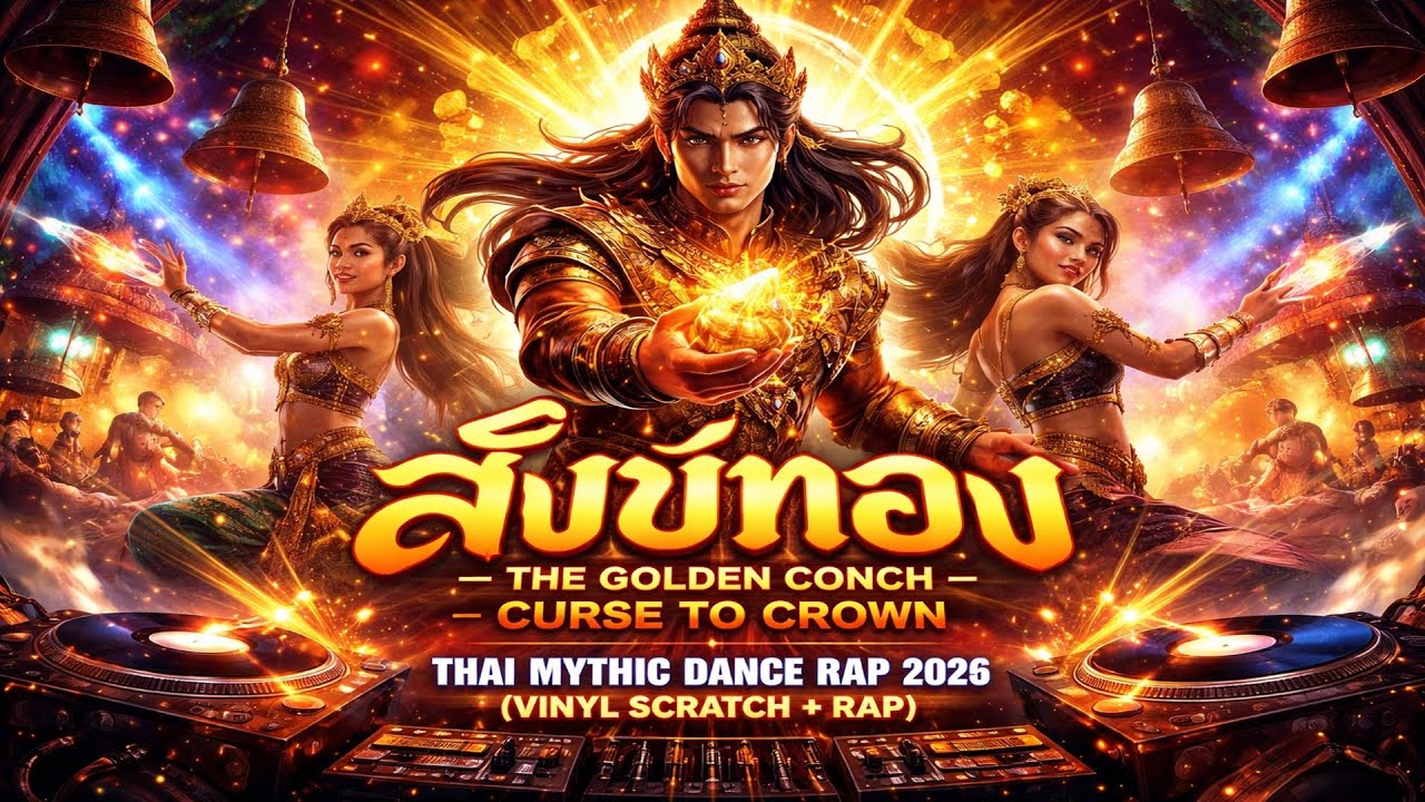 “สังข์ทอง (The Golden Conch) — Curse to Crown 👑🔥 | Thai Mythic Dance Rap 2026 (Vinyl Scratch + Rap)”