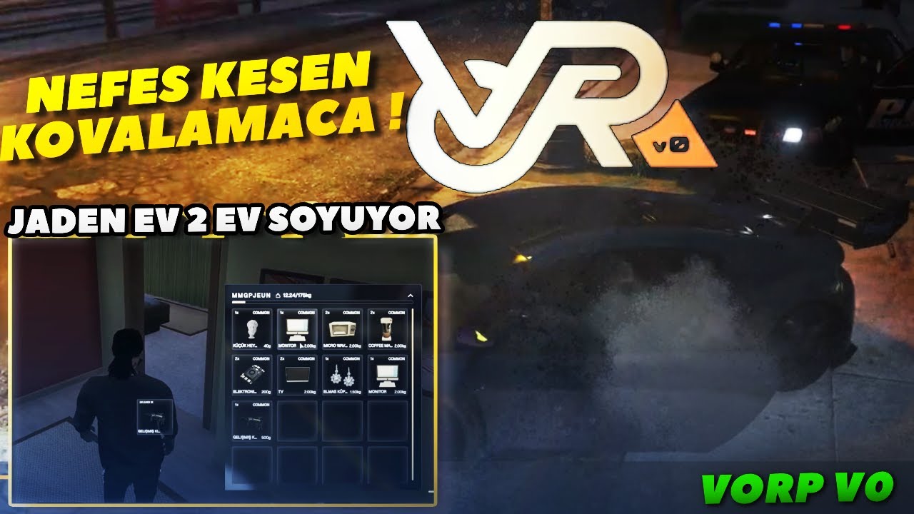 Vorp – Jaden Üst Üste 2 Ev Soyuyor! 🚨 Eğlenceli Kovalamaca | Raufbaba25