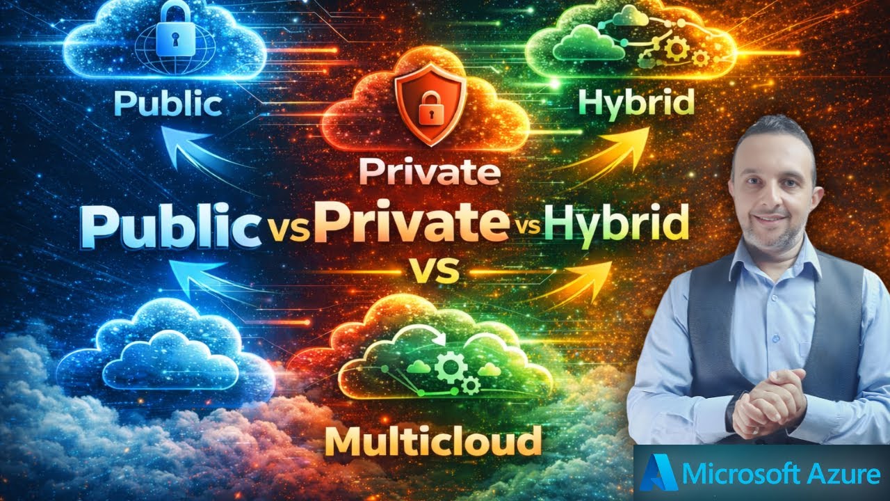 Cloud Models - Public vs Private vs Hybrid vs Multi Cloud | By : Mohamed Zohdy - (شرح عربي)