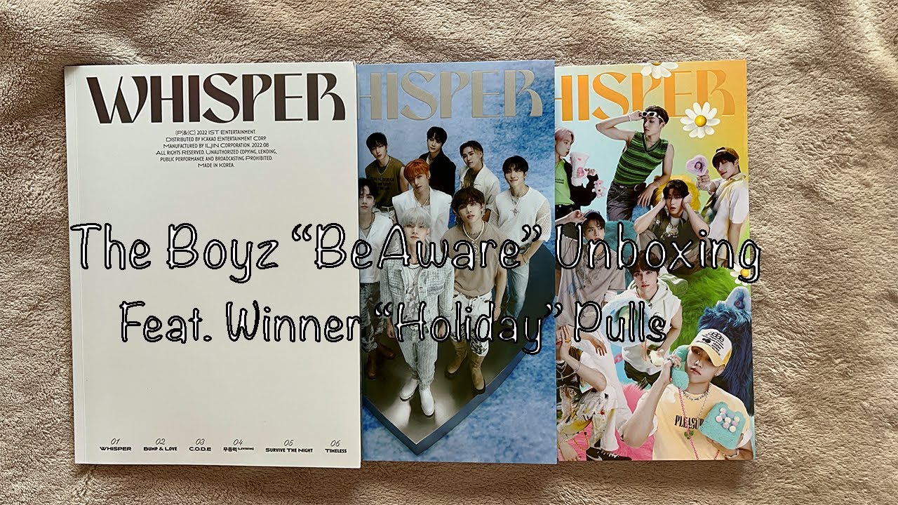 Unboxing All Three Versions of The Boyz Mini Album Vol. 7 