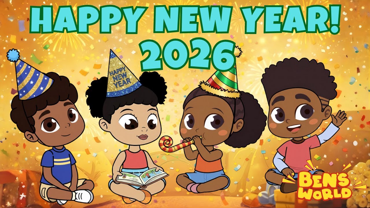 Happy New Year Songs for Kids 🎆 | Ben&rsquo;s World New Year Compilation | Fun Learning Music