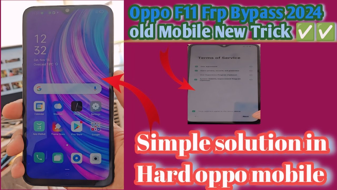 Oppo F11 FRP Bypass - The Unstoppable Google Lock Out!