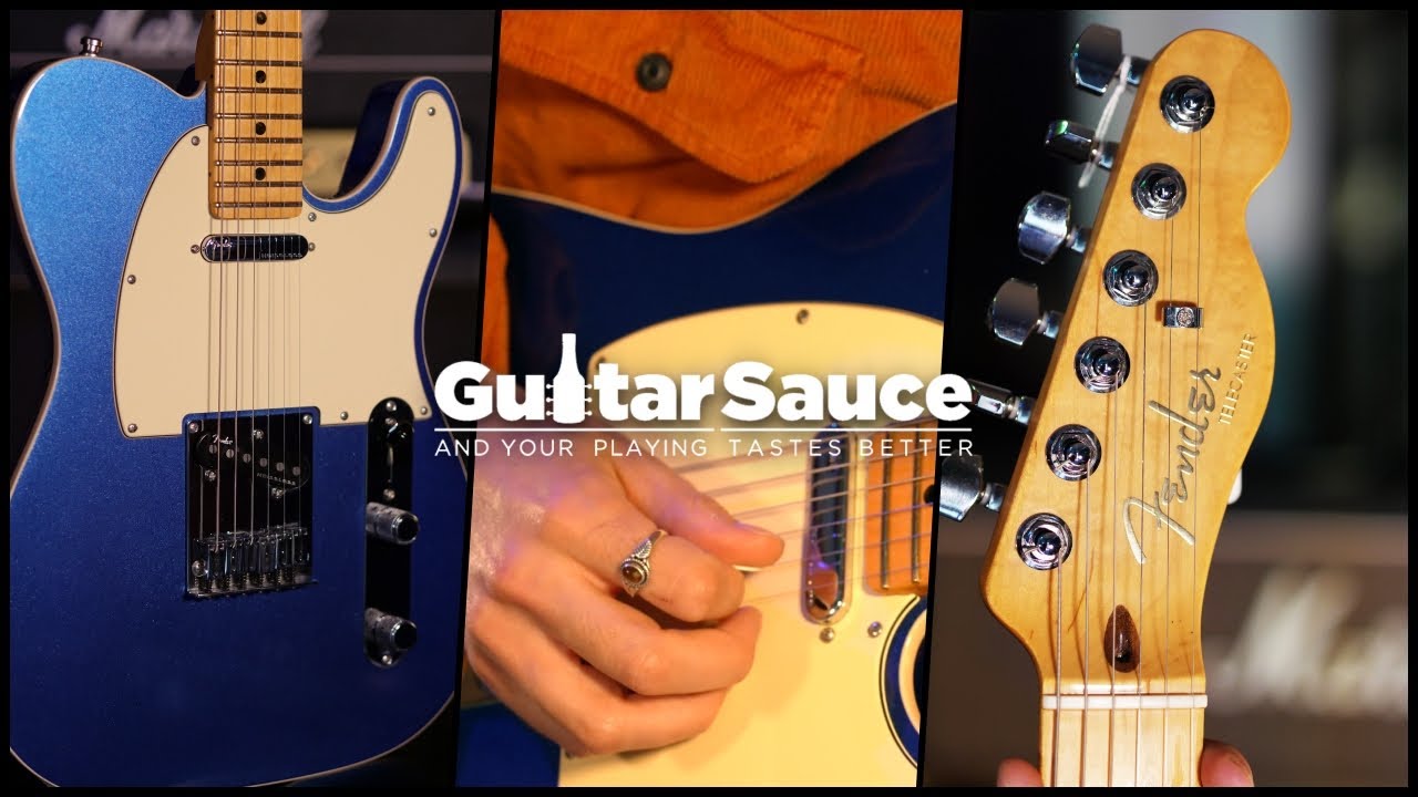 Fender American Ultra Telecaster Cobra Blue Sparkle 2011 | Demo by Paul Audia