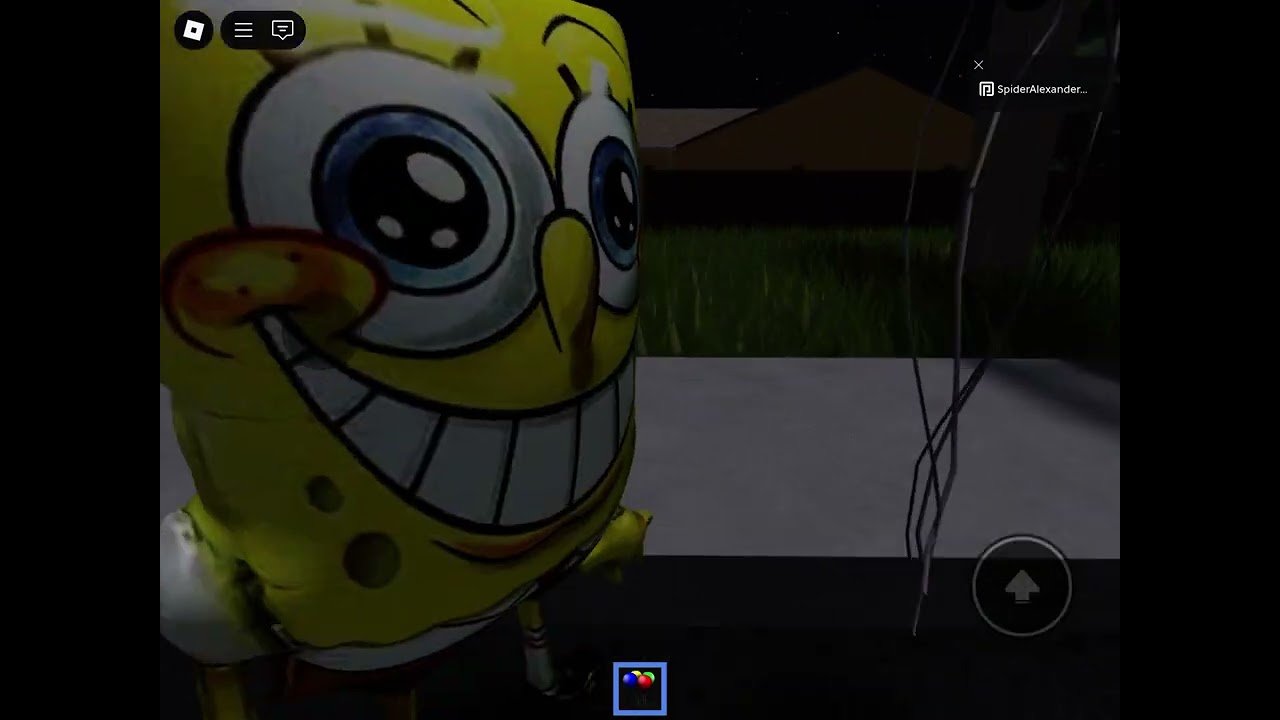 Scary sponge Bob ballon game?