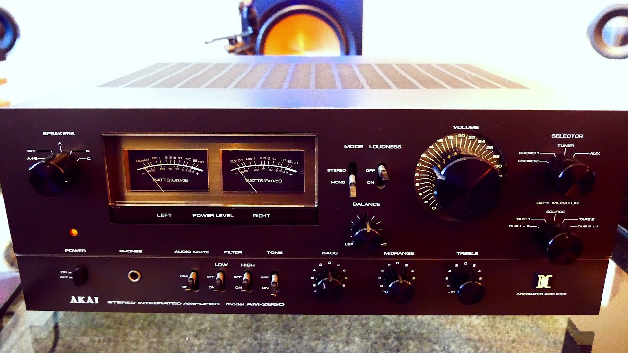 Обзор Akai AM-2850, звуковой тест