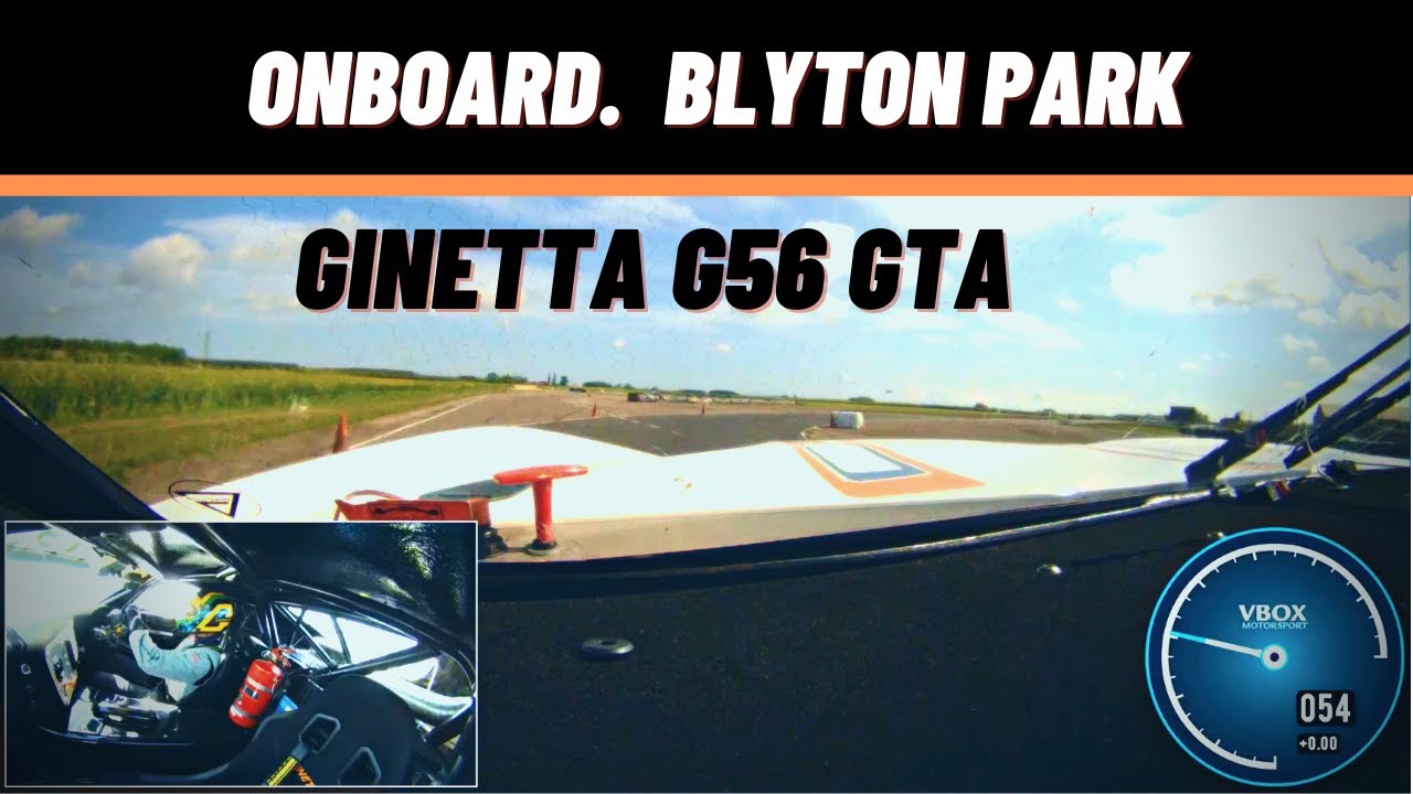 Ginetta G56 GTA my lap around Blyton Park