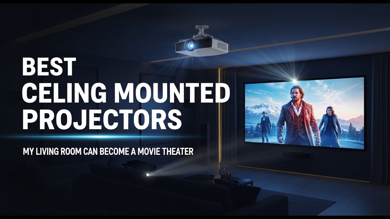 TOP 5 Best Ceiling Mounted Projectors 2026 | Wasting Money On The Wrong Home Theater Projector