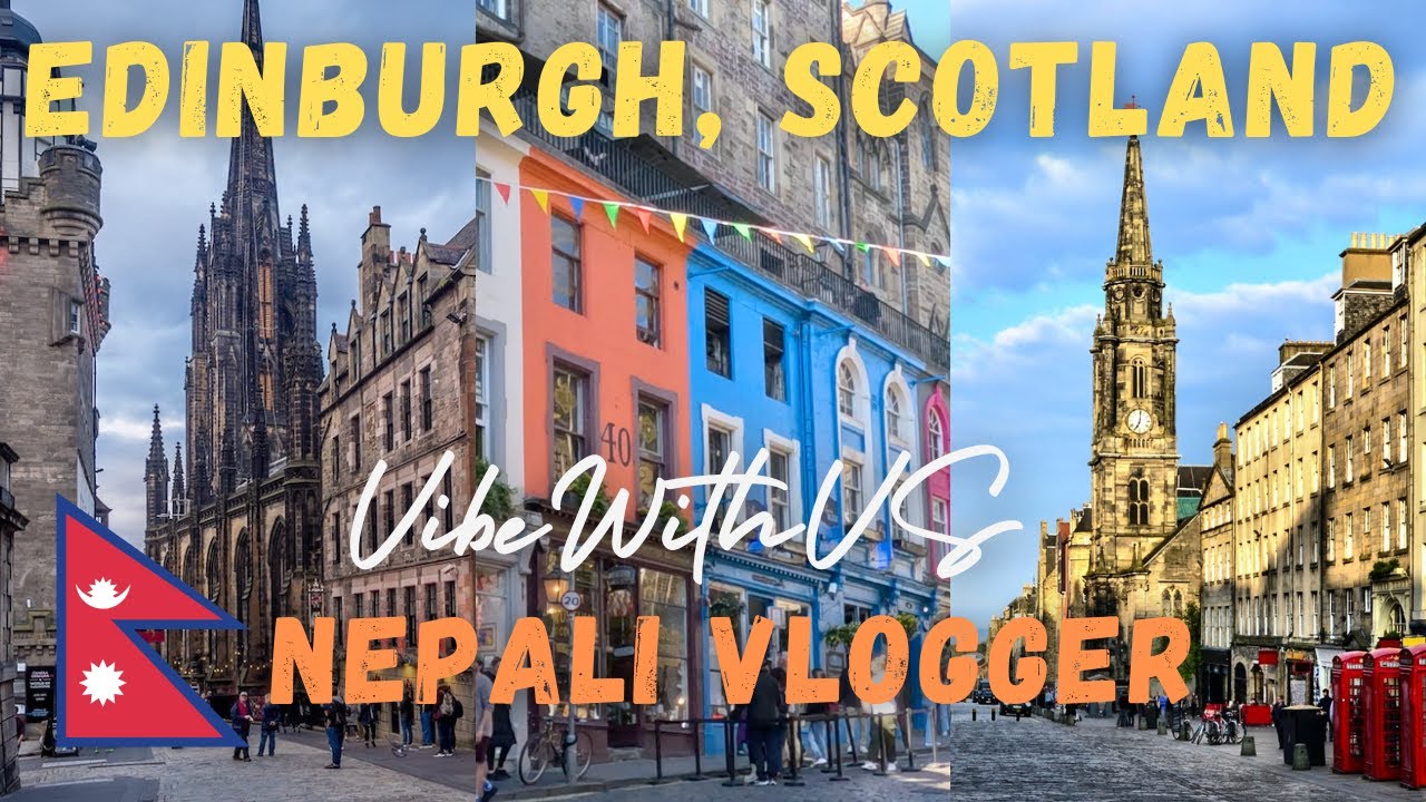 London to Edinburgh Vlog | Nepali Journey to Castle & Victoria Street