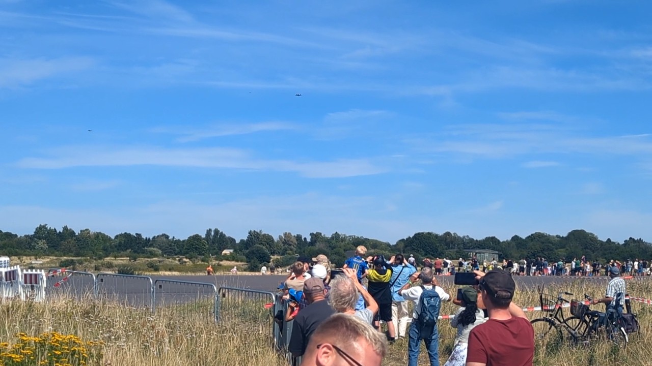 Store Flyvedag V&aelig;rl&oslash;se 2026 F-35 flying display - full afterburner