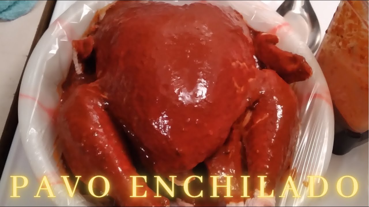 Pavo Enchilado o' Adobado Al Horno🦃