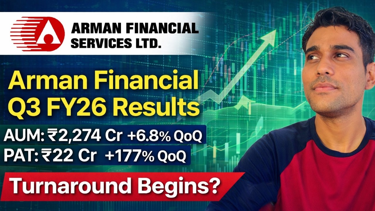 Arman Financial Q3 FY26 Results |  PAT ₹22 Cr |Turnaround Begins?