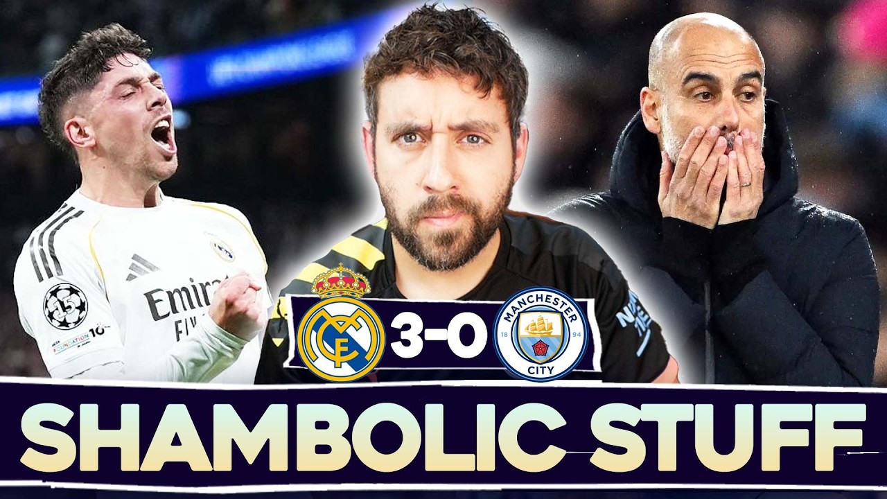 A SHAMBOLIC humbling! Pep gets it wrong | Real Madrid 3-0 Man City
