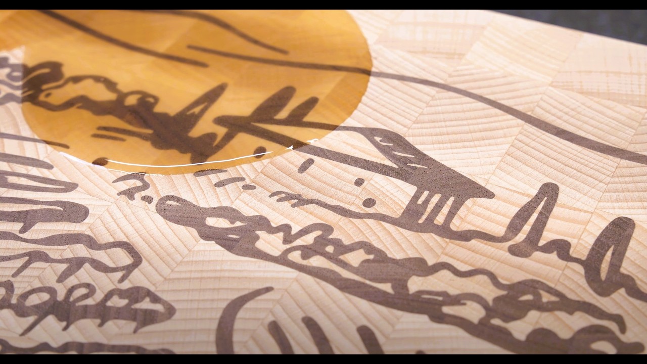 Making a Luxury End Grain Inlay Cutting Board | Wine & Vineyard Design | Unique Retirement Gift Idea