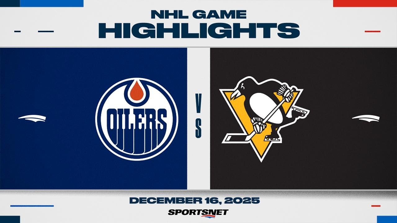 NHL Highlights | Oilers vs. Penguins - December 16, 2025