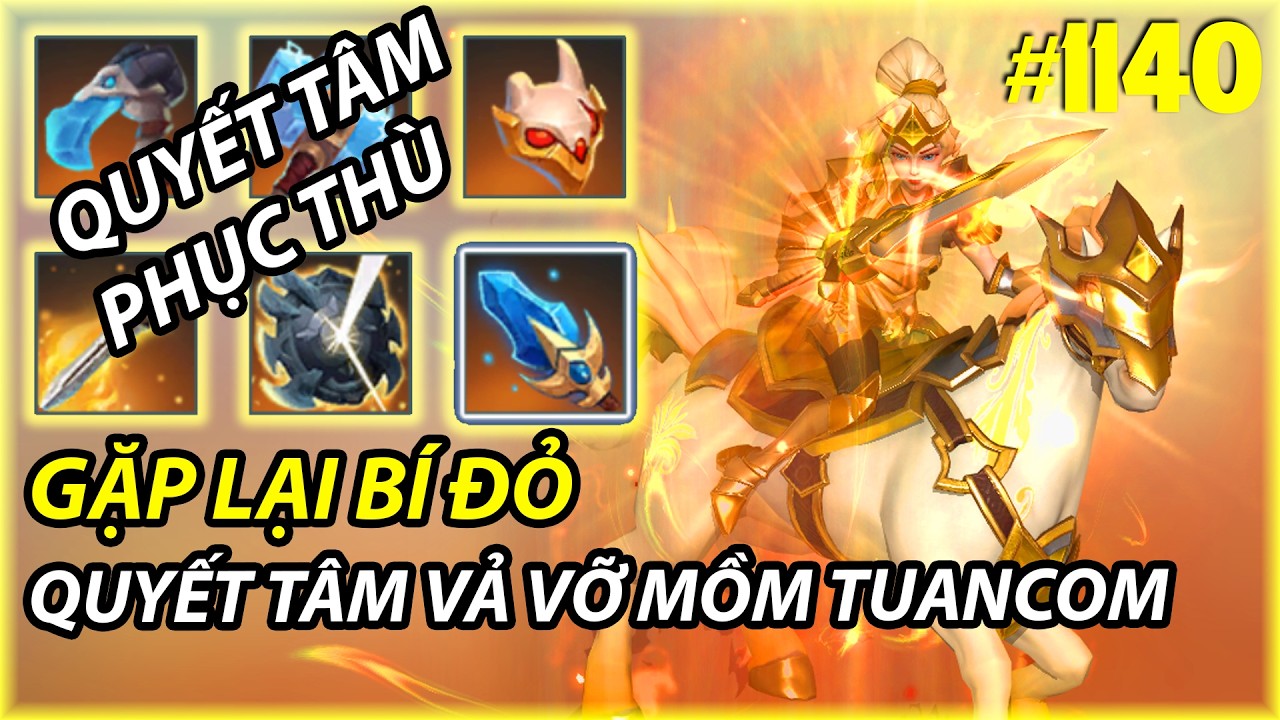 GẶP LẠI BÍ ĐỎ , LẦN NÀY QUYẾT TÂM VẢ VỠ MỒM TUANCOM  | AUTO CHESS MOBILE 1140