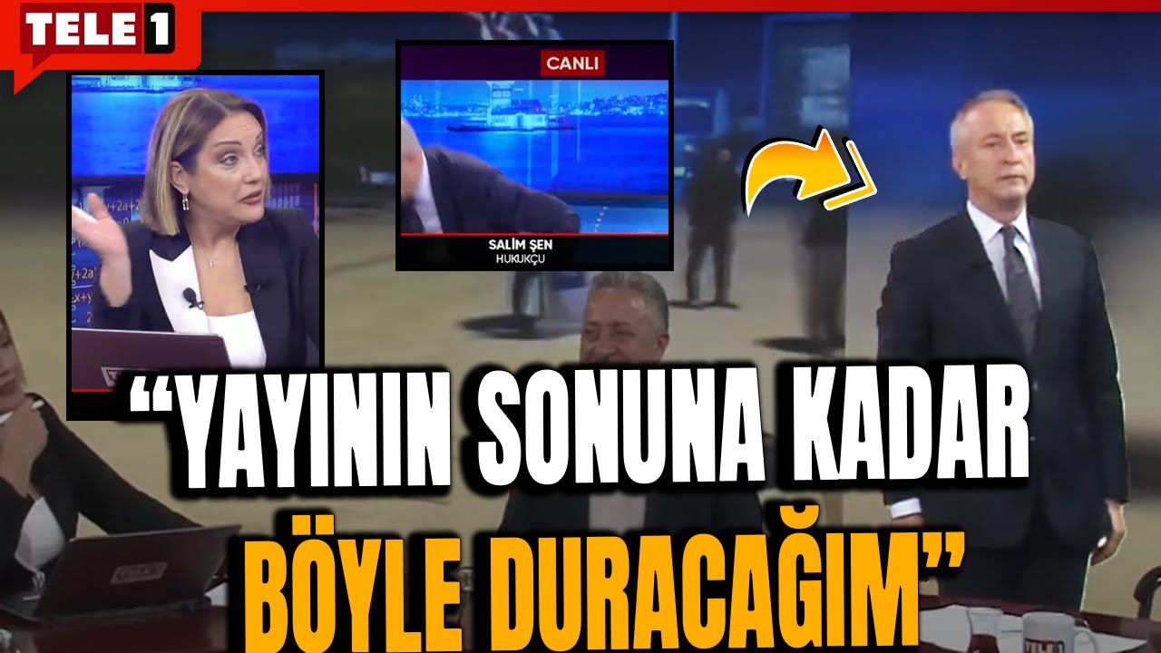 Salim Şen'den canlı yayında herkesi şoke eden hareket: DURAN ADAM EYLEMİ!