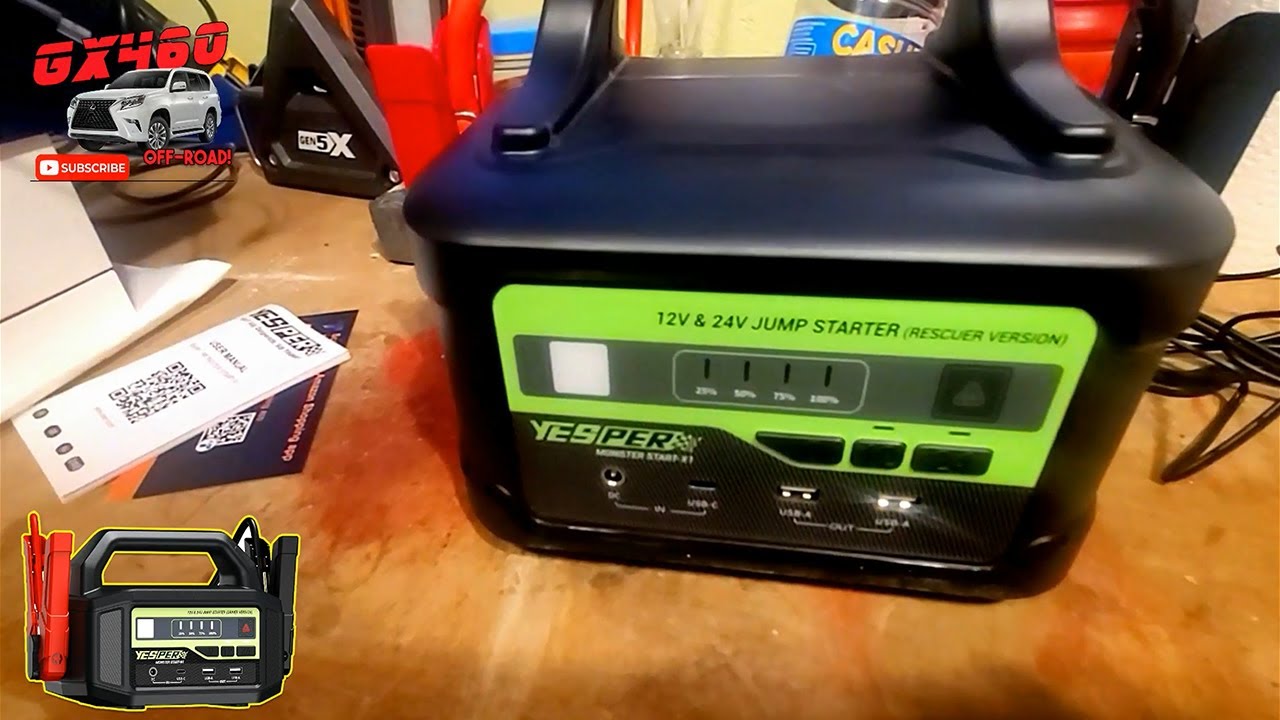 Yesper X1 Maximum Capacity Jump Starter