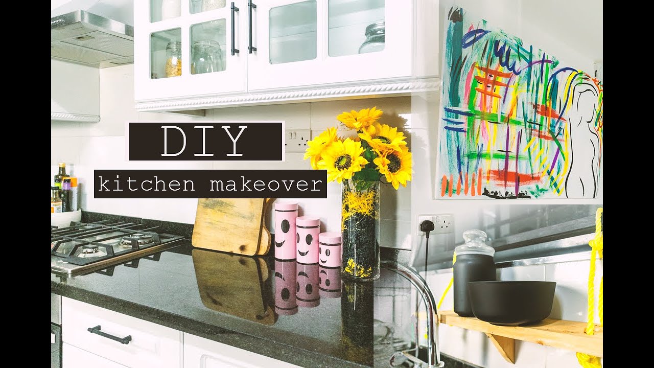 DIY KITCHEN MAKEOVER // Before & After Transformation