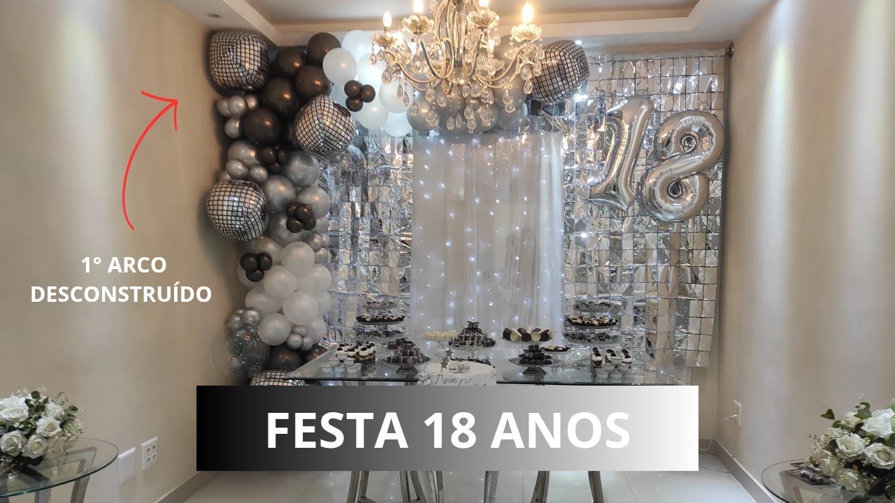 FESTA 18 ANOS - Decoração e cardápio