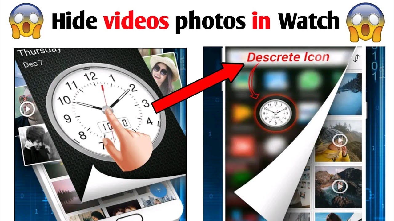 Timer lock -  Photo video hide app review in hindi | How to hide photo video app | clock vault app
