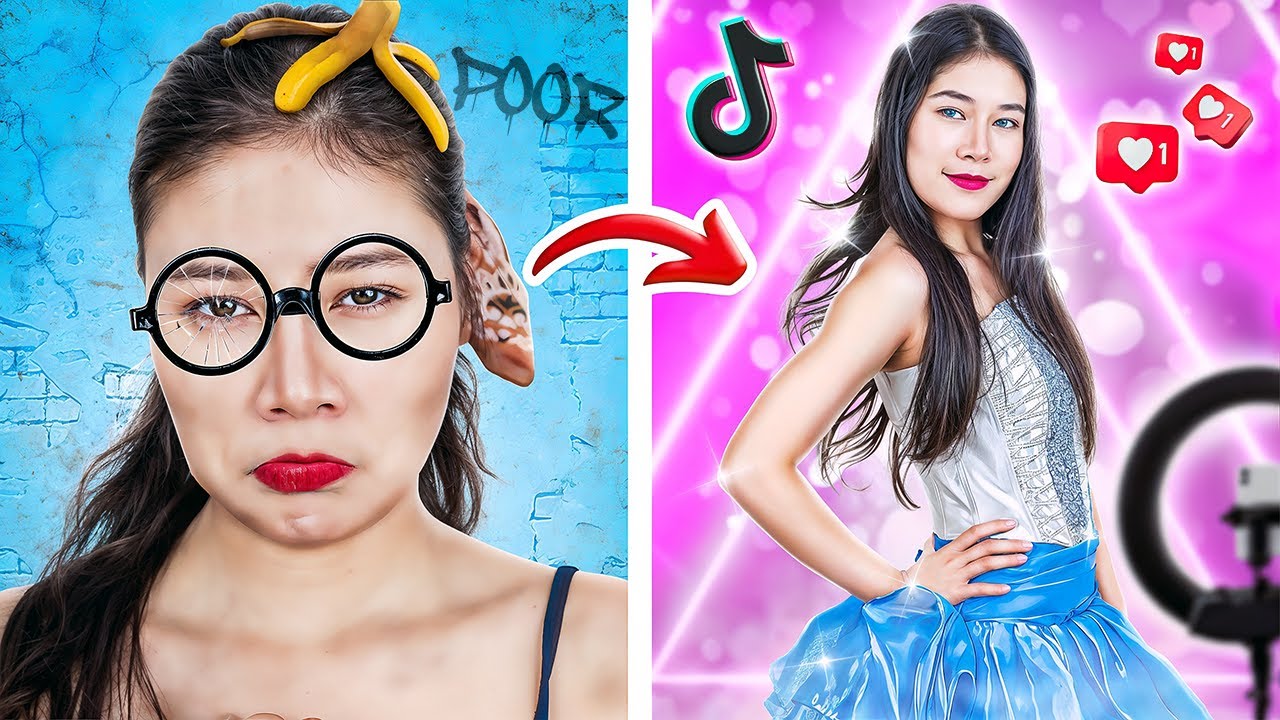 Cô Gái Nghèo Trở Thành Tiktoker Nổi Tiếng! Cô Gái Nghèo Lột Xác Ngoạn Mục Trở Thành Vũ Công Xinh Đẹp